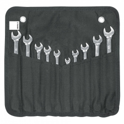 Truper Juego de Llaves Combinadas JC-10PM, 10 Piezas, Plata 