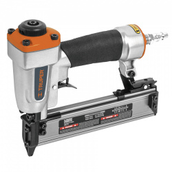 Truper Clavadora Neumática CLNE-23, Calibre 23, 100 Clavos, Gris/Naranja 