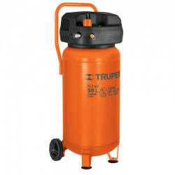 Truper Compresor de Aire Vertical Libre de Aceite COMP-50S, 50L, 2/3HP, 127V 