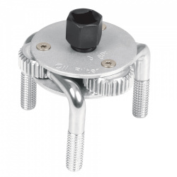 Truper Llave de Filtro de 3 Puntos LL-FA-MA, 114mm, Plata 