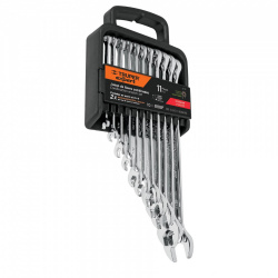 Truper Juego de Llaves Combinadas JC-9P, 9 Piezas, Cromado 