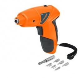 Truper Destornillador 16396, Inalámbrico, 4.8V, 200RPM, Negro/Naranja 
