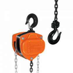 Truper Polipasto POL-1-1/2, 1500Kg, Naranja 