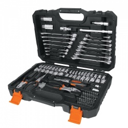 Truper Caja de Herramientas SET-124, 119 Piezas, Negro 