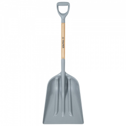 Pala Sanitaria Truper PAPLA-12, Puño Y, 117cm, con Mango de Madera 