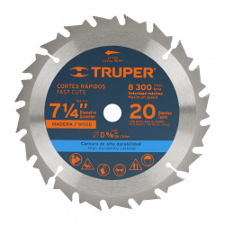 Truper Disco para Sierra ST-720, 7 1/4