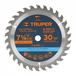 Truper Disco para Sierra ST-730, 7 1/4