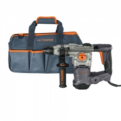 Truper Rotomartillo Eléctrico SDS Plus con Percusión ROEL-60N, Alámbrico, 1600W, Negro/Gris 