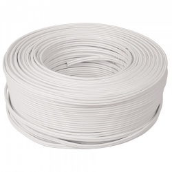 Truper Bobina de Cordón Dúplex Flexible SPT, 12 AWG, 100 Metros, Blanco 