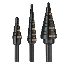 Truper Juego de Brocas de Acero JBES-3, 3 Piezas, para Metal/Plástico 