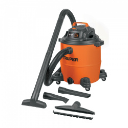 Truper Aspiradora ASP-16, 3700W, 45 Litros, Negro/Naranja 