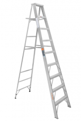 Escalera Plegable Truper 10469, Aluminio, 4 Metros, 8 Peldaños, hasta 175kg 