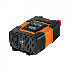 Truper Convertidor de Energia 10491, 1.2kW, Entrada 12V, Salida 120V 