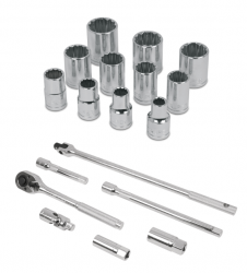 Truper Juego de Dados con Matraca 13936, 1/2