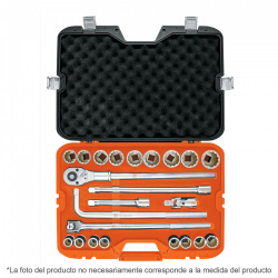 Truper Juego de Dados con Matraca 13970, 3/4