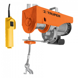 Truper Polipasto Eléctrico POLE-1000, 12 Metros, hasta 1.000Kg 