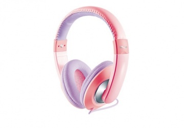 Trust Audífonos para Niños Sonin Kids, Alámbrico, 1.5 Metros, 3.5mm, Rosa 