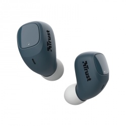 Trust Audífonos Intrauriculares con Micrófono Nika Compact, Inalámbrico, Bluetooth, Azul 