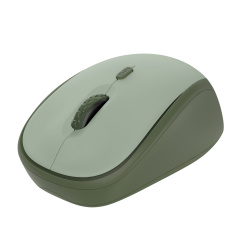 Mouse Trust Óptico Yvi+, Inalámbrico, USB, 1600DPI, Verde 