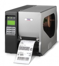 TSC TTP-246M Pro Impresora de Etiquetas, Transferencia Térmica, RS-232/Paralelo/USB, Negro/Plata 