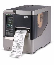 TSC MX340P Impresora de Etiquetas, Transferencia Térmica, 300DPI, Ethernet, USB, Negro — Requiere Cinta de Impresión 
