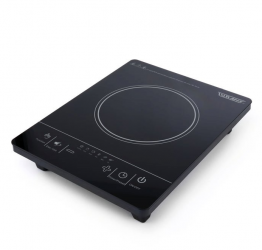 Turmix Parrilla Eléctrica PI1Q01, 1 Quemador, 1000W, Negro 