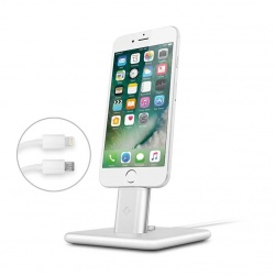 Twelve South Soporte con Cargador para iPad/iPad Mini, Plata 
