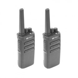 txPRO Kit de 2 Radios TX500, 16 Canales, Negro 