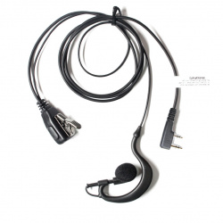 txPRO Auricular con Micrófono para Radio TXEH-POC-G, Negro, para NXPOC-130 