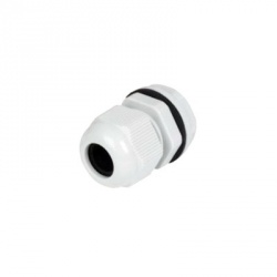 txPRO Conector Plástico Tipo Glándula para Cable de 18 - 25mm, Blanco 