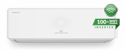 UA Aire Acondicionado Minisplit Inverter UAWC24-DD6C5, Wi-Fi, 24000 BTU/h, 2.340W, Solo Frío, 220V, Blanco  