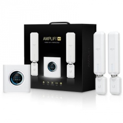 Kit Ubiquiti Networks con Sistema de Red Wi-Fi en Malla AmpliFi, Inalámbrico, 5250 Mbit/s, 5x RJ-45, 2.4/5GHz, incluye Router + 2 MeshPoint 
