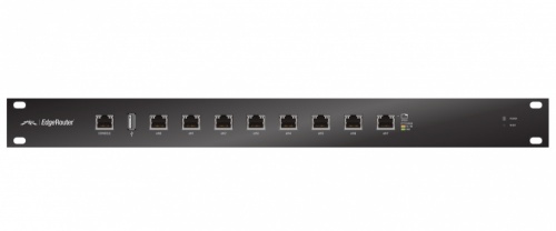 Router Ubiquiti Networks Gigabit Ethernet con Firewall EdgeRouter, 8x RJ-45, Negro 