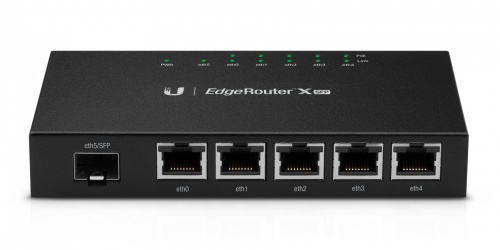 Router Ubiquiti Networks Ethernet EdgeRouter X SFP, Alámbrico, 5x RJ-45, Negro 