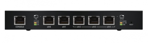Router Ubiquiti Networks Gigabit Ethernet con Firewall EdgeRouter, 5x RJ-45, Negro 