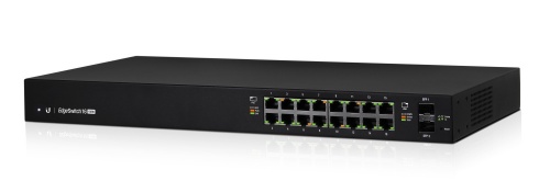 Switch Ubiquiti Networks Gigabit Ethernet EdgeSwitch ES-16-150W, 16 Puertos 10/100/1000Mbps + 2 Puertos SFP, 36 Gbit/s - Administrable 