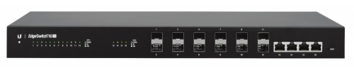Switch Ubiquiti Networks Gigabit Ethernet EdgeSwitch, 4 Puertos 10/100/1000Mbps + 12 Puertos SFP+, 320 Gbit/s, 8000 Entradas - Administrable 