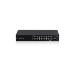 Switch Ubiquiti Networks Gigabit Ethernet EdgeSwitch 18X, 16 Puertos 10/100/1000 PoE + 2 Puertos SFP, 36Gbit/s - Administrable 