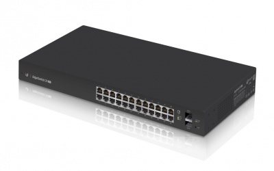 Switch Ubiquiti Networks Gigabit Ethernet EdgeSwitch, 24 Puertos 10/100/1000Mbps +2 Puertos SFP, 52 Gbit/s, 8000 Entradas - Administrable 