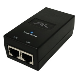 Ubiquiti Networks Adaptador e Inyector de PoE POE-24-12W-G, 2x RJ-45, 24V 