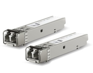 Ubiquiti Networks Módulo Transceptor SFP+, LC, 10.000Mbit/s, 850nm, 300m, 20 Piezas 