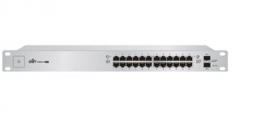 Switch Ubiquiti Networks Gigabit Ethernet UniFi Switch, 24 Puertos 10/100/1000Mbps + 2 Puertos SFP, 52 Gbit/s - Administrable 