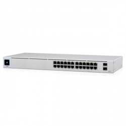 Switch Ubiquiti Networks Gigabit Ethernet USW-24, 24 Puertos 10/100/1000 + 2 Puertos 1G SFP - Administrable 