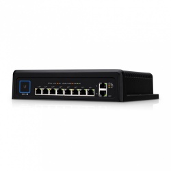 Switch Ubiquiti Networks Gigabit Ethernet UniFi Industrial, 2 Puertos 10/100/1000Mbps + 8 Puertos PoE, 20 Gbit/s - Administrable 