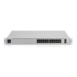 Switch Ubiquiti Networks Gigabit Ethernet USW-PRO-24, 24 Puertos 10/100/1000 + 2 Puertos SFP+, 88 Gbit/s, Administrable 