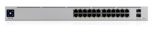 Switch Ubiquiti Networks Gigabit Ethernet UniFi Pro, 24 Puertos PoE+ 10/100/1000Mbps (8x PoE++) + 2 Puertos 10G SFP+, 88 Gbit/s - Administrable 