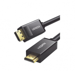 Ugreen Cable DisplayPort 10204 DisplayPort 1.2 Macho - HDMI Macho, 4096x2160 4K, 5 Metros 