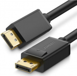 Ugreen Cable DisplayPort 1.2 Macho - DisplayPort 1.2 Macho, 4K, 144Hz, 2 Metros, Negro 