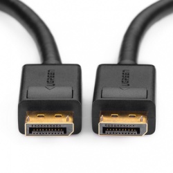 Ugreen Cable 10212 DisplayPort 1.2 Macho - DisplayPort 1.2 Macho, 4K, 144Hz, 3 Metros, Negro 