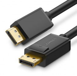 Ugreen Cable DisplayPort 1.2 Macho - DisplayPort Macho, 4K, 60Hz, 1.5 Metros, Negro 